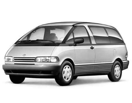 EVA автоковрики для Toyota Previa I  1990-2000 (7 мест) — previa